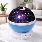 Luminária Galáxia Projetor Estrelas LED Infantil Quarto Criança Dormir Luz Noturna RGB
