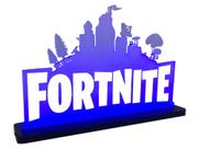 Luminária Gamer Fortnite Cidade - Azul
