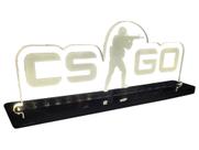 Luminária Gamer Geek CS GO (Counter Strike) - Acrílico - LED Branco