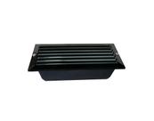 Luminária Gardênia De Embutir 60w Preta C/Aleta - Olivo