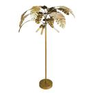 Luminaria Gigante Coqueiro Metal Dourado Fino Acabamento