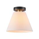 Luminária GLOBE 66000137 Semi-Flush Matte Black Brass