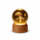 Luminária Globo Decorativa 8cm em Cristal e Plástico Ideal para Decoração