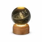 Luminária Globo Decorativa 8cm em Cristal e Plástico Ideal para Decoração
