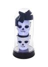 Luminária Halloween Caveira Dupla Redoma Cúpula Frio Dia das Bruxas