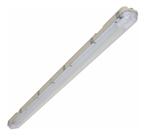 Luminária Hermética Para 2 Lâmpadas 120cm T8 Led Branco Frio Tubular Com IP65 Excelente Acabamento