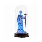 Luminária Imagem São Judas Tadeu Luminária Patrono Das Causas Perdidas Redoma e Luzes de LED Azul