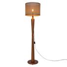 Luminária Imperial Chão Detalhe Em Cobre Cúpula Tela Luminária Imperial Chão Detalhe Em Cobre Cúpula Tela