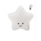 Luminária Infantil Estrela Branca Decorfun Abajur Infantil Quarto do Bebê com Lâmpada LED Luminária Infantil Estrela Branca Decorfun Abajur Infantil Quarto do Bebê com Lâmpada LED