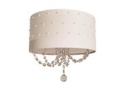 Luminária Infantil Plafon Pérolas 30X15 Branco