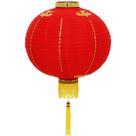 Luminária Japonesa Chouchin Oriental Tecido 25 cm Vermelha