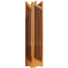 Luminária Kandal Ozki 70 cm (Altura) Madeira Eucalipto Cedro Corda Redonda Canela