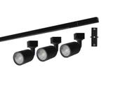 Luminária kit trilho direct led 18w - preto - TASCHIBRA