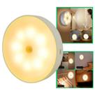 Luminária Lâmpada Arandela LED Sensor de Movimento Recarregável 3000K Branco Quente 6 LEDs Y33Y