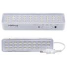 Luminária Lâmpada Luz de Emergência Intelbras Qualquer Ambiente Acende Quando Acabar a Luz 30 Leds