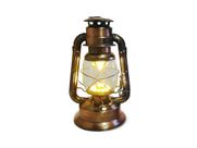 Luminária Lampião de Cobre Com Luz de LED de Alto Brilho Controle de Intensidade a 3 Pilhas Tipo D