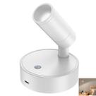 Luminaria LED Arandela 3 Tons USB Bateria Recarregavel Luz Ambiente Mesa Cabeceira Sala Quarto Estudo Trabalho Leitura