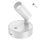 Luminaria LED Arandela 3 Tons USB Bateria Recarregavel Mesa Cabeceira Parede Sala Quarto Estudo Trabalho Leitura Luminaria LED Arandela 3 Tons USB Bateria Recarregavel Mesa Cabeceira Parede Sala Quarto Estudo Trabalho Leitura