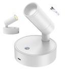 Luminaria LED Arandela 3 Tons USB Bateria Recarregavel Parede Mesa Cabeceira Leitura Estudo Trabalho Quarto Cabeceira Luminaria LED Arandela 3 Tons USB Bateria Recarregavel Parede Mesa Cabeceira Leitura Estudo Trabalho Quarto Cabeceira