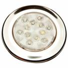 Luminária LED Arieltek Bicolor 12V Inox Branco/Azul