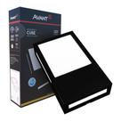 Luminária LED Avant Arandela Cube IP65 - 12W 3000K 720 Lumens Preto