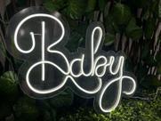 Luminária LED BABY Iluminação para o Quarto Decoração 80cm