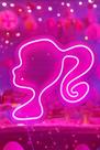 Luminária LED Barbie - Decoração Encantada para Quarto Infantil 35x32cm