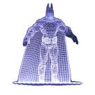 Luminaria LED - Batman 3D