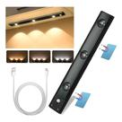 Luminária led com sensor de movimento usb recarregável 40,5cm x 4cm para armários