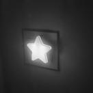 Luminária led com sensor estrela