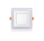 Luminária Led de embutir quadrada 9W 3 estágios 3W+6W 3000/6500K Elgin