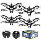 Luminária LED de garagem Nexillumi 180W 36000LM 6000K, pacote com 4