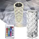 Luminaria Led De Mesa Redonda Touch 16 Cores Usb Recarregável - Bons