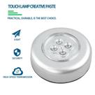 Luminária LED de Toque Sem Fio para Closet e Guarda-Roupa Spot Adesivo Push Light Luz de Pilha AAA Luminária LED de Toque Sem Fio para Closet e Guarda-Roupa Spot Adesivo Push Light Luz de Pilha AAA