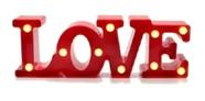 Luminária Led Decorativa Love 30cm X 10cm Dias Dos Namorados