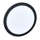 Luminária LED Embutida 18W Branco/Preto Econômica e Durável