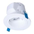 Luminária LED embutida ajustável HALO RLS de 4 polegadas branca Luminária LED embutida ajustável HALO RLS de 4 polegadas branca