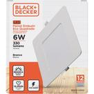 Luminaria Led Embutir Quadrada 06W 6500K 12Cm B_D Eco Luminaria Led Embutir Quadrada 06W 6500K 12Cm B_D Eco
