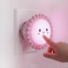 Luminária Led Flor Tomada Quarto Corredor Infantil Bebês Decoração Luz Suave Ambiente Aconchegante