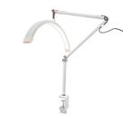 Luminária LED Meia Lua Estética Com Braço Articulado E Suporte Celular - Branco
