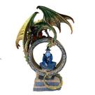 Luminária LED Merlin com Dragão Medieval - 40cm