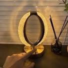 Luminária LED Oval USB Abajur Leitura Estudo Iluminação Decorativa Presente