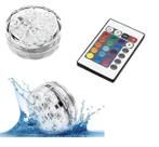 Luminária LED para Piscina - Luzes Coloridas, Controle