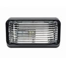 Luminária LED para varanda Arcon 20676 preta com lente transparente