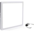 Luminária Led Plafon Branco Quadrado Sobrepor Luz Branco Frio 24w 6500k Sala Quarto Cozinha Escritório Loja Banheiro