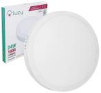 Luminaria Led Plafon Sobrepor Redondo 24W Branco Frio