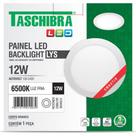 Luminaria Led Plafon Taschibra Lys Embutir Redondo 12W 6500K 16,5Cm