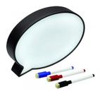 Luminária Led Quadro Balão De Mensagem Caneta Light Box