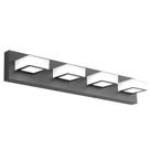 Luminária LED Ralbay 4-Light Matte Black 65cm 110V