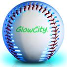 Luminária LED Recarregável GlowCity - Design Premium em Couro para Baseball